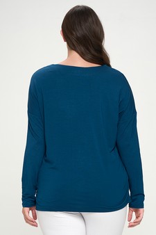 Women’s Keep it Classy V-Neck Long Sleeve Top style 3