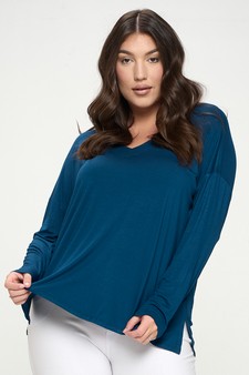 Women’s Keep it Classy V-Neck Long Sleeve Top style 4