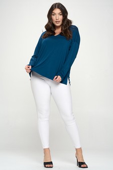 Women’s Keep it Classy V-Neck Long Sleeve Top style 5