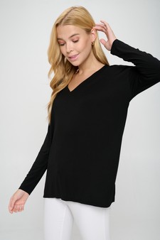 Women’s Keep it Classy V-Neck Long Sleeve Top style 2