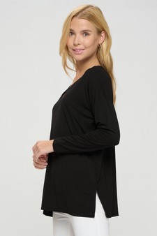 Women’s Keep it Classy V-Neck Long Sleeve Top style 3