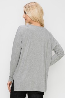 Women’s Keep it Classy V-Neck Long Sleeve Top style 3