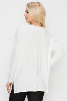 Women’s Keep it Classy V-Neck Long Sleeve Top style 3