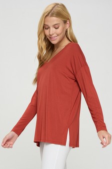 Women’s Keep it Classy V-Neck Long Sleeve Top style 2