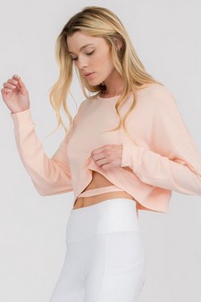 Women’s Tie Details Crop Top style 2