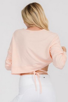 Women’s Tie Details Crop Top style 3