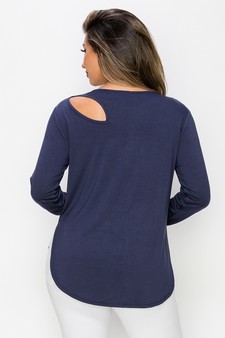 Women’s Almond Cut out Long Sleeve style 3