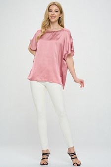 Women’s Casual and Sleek Short-Sleeve Blouse style 5