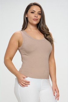 Women’s Soft Ribbed Scoop Neck Tank style 2