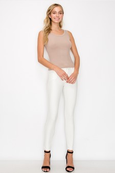 Women’s Soft Ribbed Scoop Neck Tank style 4