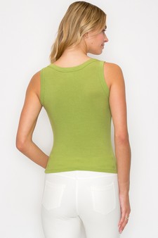 Women’s Soft Ribbed Scoop Neck Tank style 3