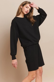 Sporty Chic UltraComfy Shorts Set style 2