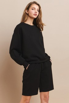 Sporty Chic UltraComfy Shorts Set style 4