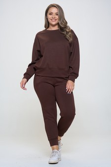 Women’s Solid Crewneck UltraComfy Sweatshirt style 5