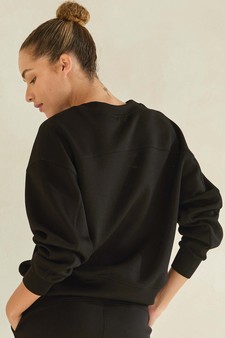 ETA 12/12/24 - Women’s Solid Crewneck UltraComfy Sweatshirt style 2