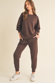 Women’s Solid Crewneck UltraComfy Sweatshirt style 5