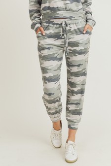 Women's French Terry Long Sleeve Vintage Camo Set style 8