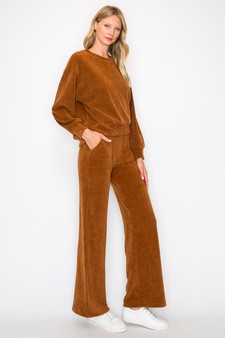 Women's Relaxed Ribbed Corduroy Set style 2