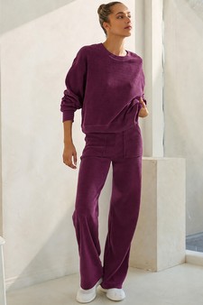 ETA 07/24/26 - Women's Relaxed Ribbed Corduroy Set