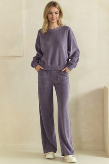 Women's Relaxed Ribbed Corduroy Set style 5