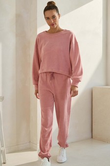 Women's Relaxed Ribbed Corduroy Set style 5