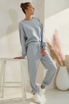 Women's Relaxed Ribbed Corduroy Set style 3