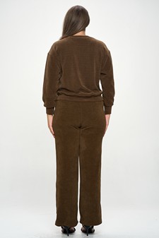 Women's Relaxed Ribbed Corduroy Set (XL only) style 3