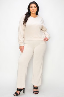 Women's Relaxed Ribbed Corduroy Set (XL only) style 4