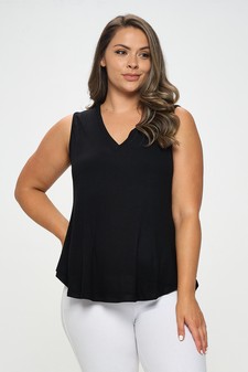 Women's Flawless Flow V-Neck Ribbed Sleeveless Tank style 4