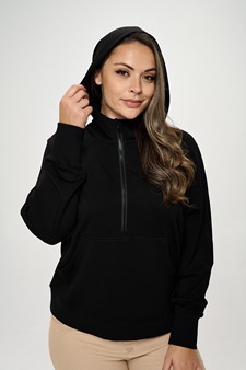 Women's UltraComfy Quarter-Zip Hoodie style 4