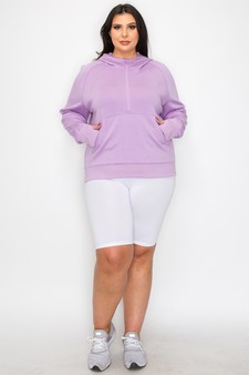 Women's UltraComfy Quarter-Zip Hoodie style 5