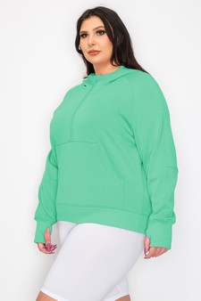 Women's UltraComfy Quarter-Zip Hoodie style 2