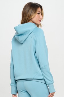 Women's UltraComfy Quarter-Zip Hoodie (Small only) style 3