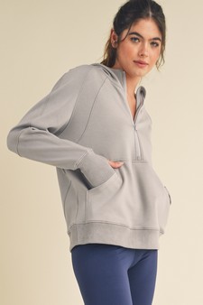 Women's UltraComfy Quarter-Zip Hoodie style 2