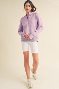 Women's UltraComfy Quarter-Zip Hoodie style 5