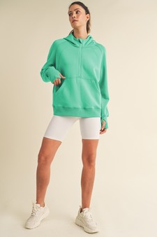 Women's UltraComfy Quarter-Zip Hoodie style 6