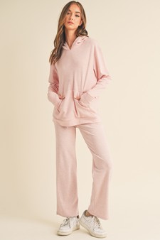 Women's Ultra Soft Hoodie with Thumb Hole & Pants Set style 5