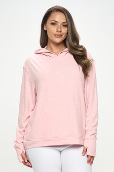 Women's Ultra Soft Hoodie with Thumb Hole