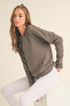 Women's Ultra Soft Hoodie with Thumb Hole style 2
