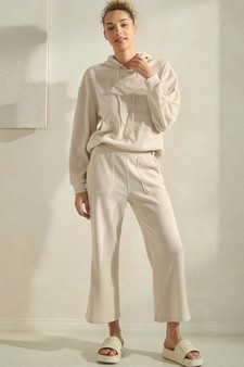 ETA 01/24/25 - Women's Corduroy Hoodie and Crop Pants Set style 5