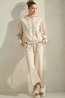 ETA 01/24/25 - Women's Corduroy Hoodie and Crop Pants Set