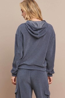 Women's Relaxed Ribbed Corduroy Hoodie style 3