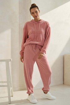 Women's Relaxed Ribbed Corduroy Hoodie style 5