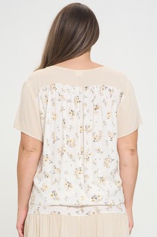 Women’s Floral Flowy Top style 3