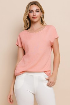 Women’s Airy Bliss: Linen Relaxed Top style 4