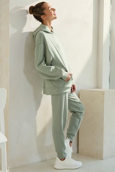 Sporty Chic UltraComft Hoodie and Jogger Set style 2