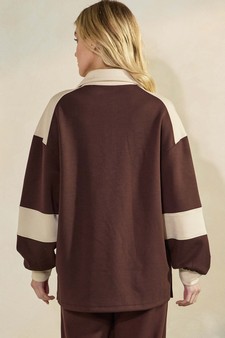 Women's Sleek ColorBlock Half-Zip Top style 2