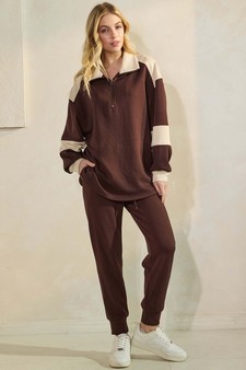 Women's Sleek ColorBlock Half-Zip Top style 5