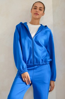 Women's UltraComfy Zip-up Jacket with Hoodie style 4