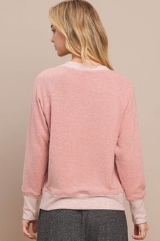 Women's Ultra Soft Long Sleeve V-Neck Pull-Over style 3